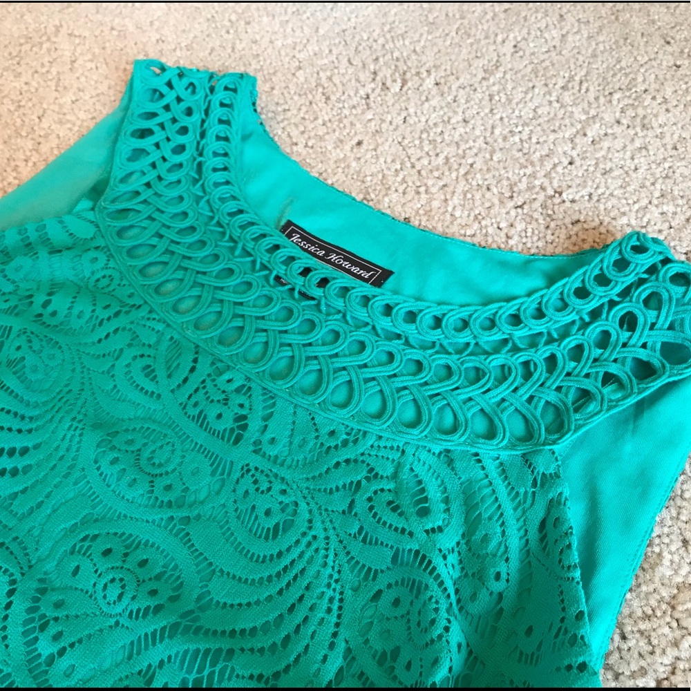 Teal Sleeveless Dress